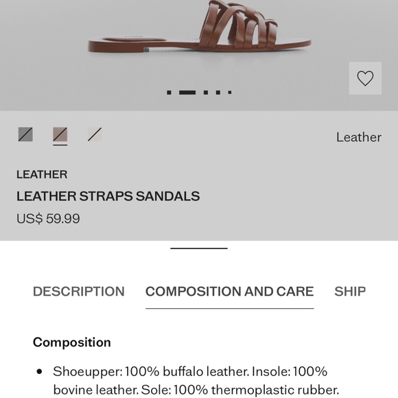 Mango Leather Cross Sandals - Picture 5 of 5